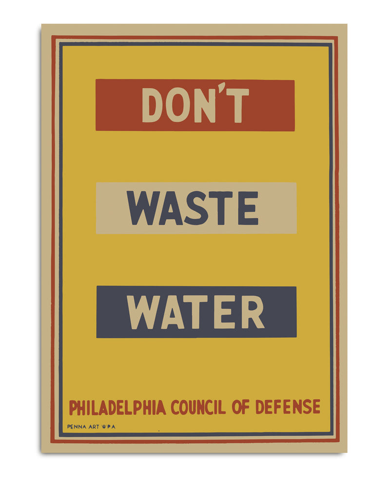 Don't Waste Water