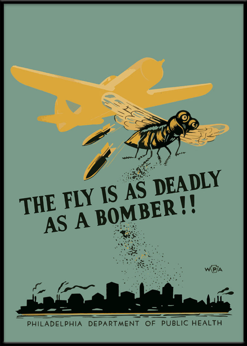 The fly is as deadly as a bomber!!