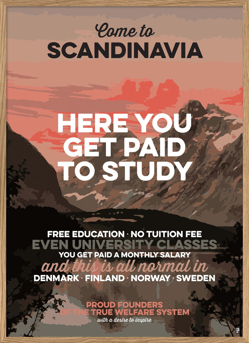 Here you get paid to study