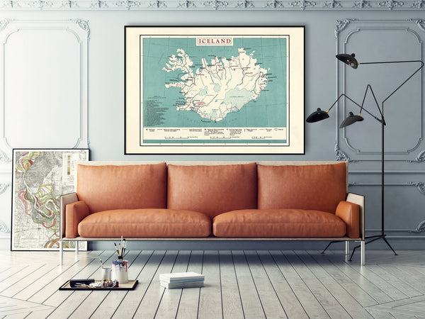 Map of Iceland