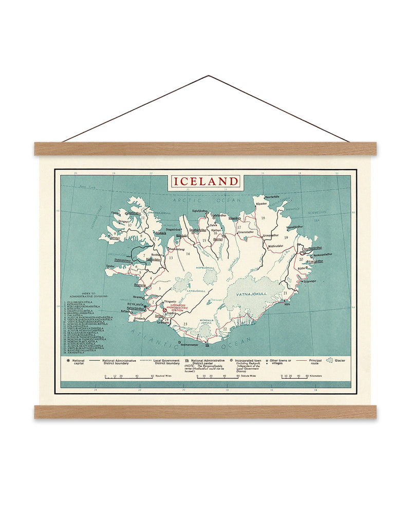 Map of Iceland